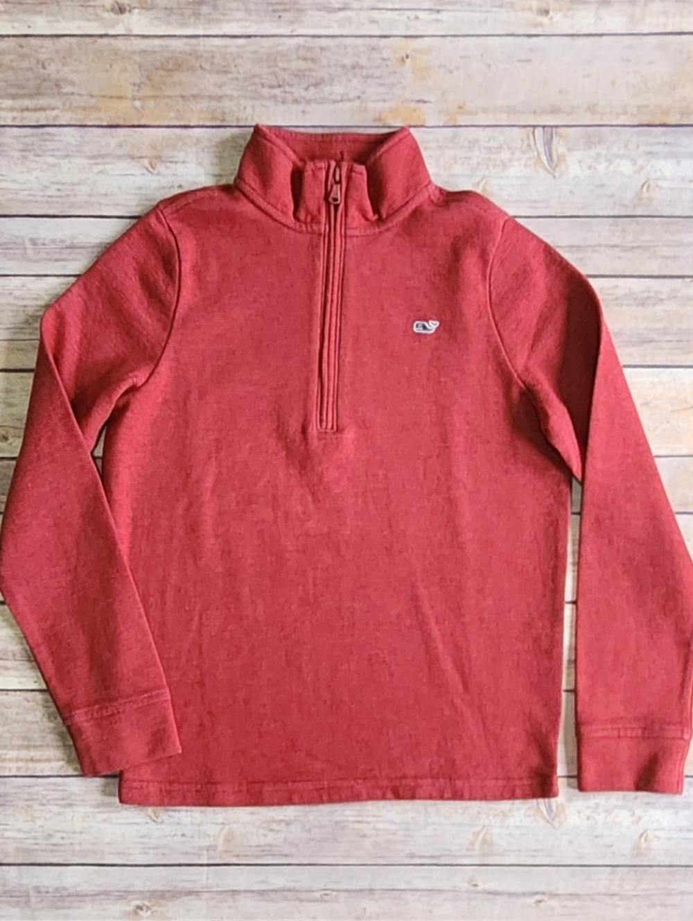 Vineyard Vines Boys Saltwater Quarter Zip Size S (8-10)
